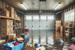 Storm Damage in garage